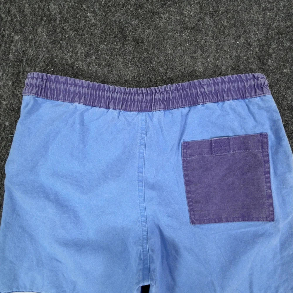 Generation One Vintage 90s Swim Trunks Boys L 14-16 Blue Cotton NWT
